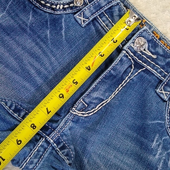 Rock Revival Jeans size 30 Laura Straight Distressed - Picture 15 of 16